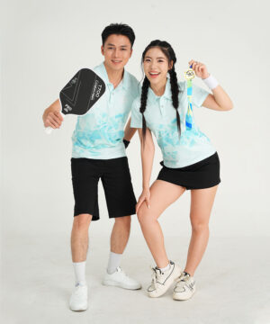 Áo Polo Đồng Phục Pickleball In 3D - Thiết Kế Thể Thao